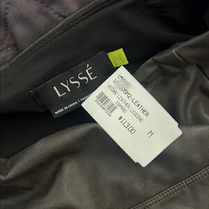 Lysse Dark Leather Leggings